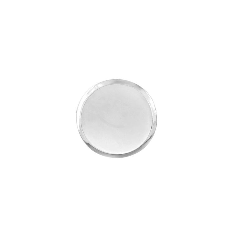 Sterling Silver Plain Polished Bevel Edge Tie Tack