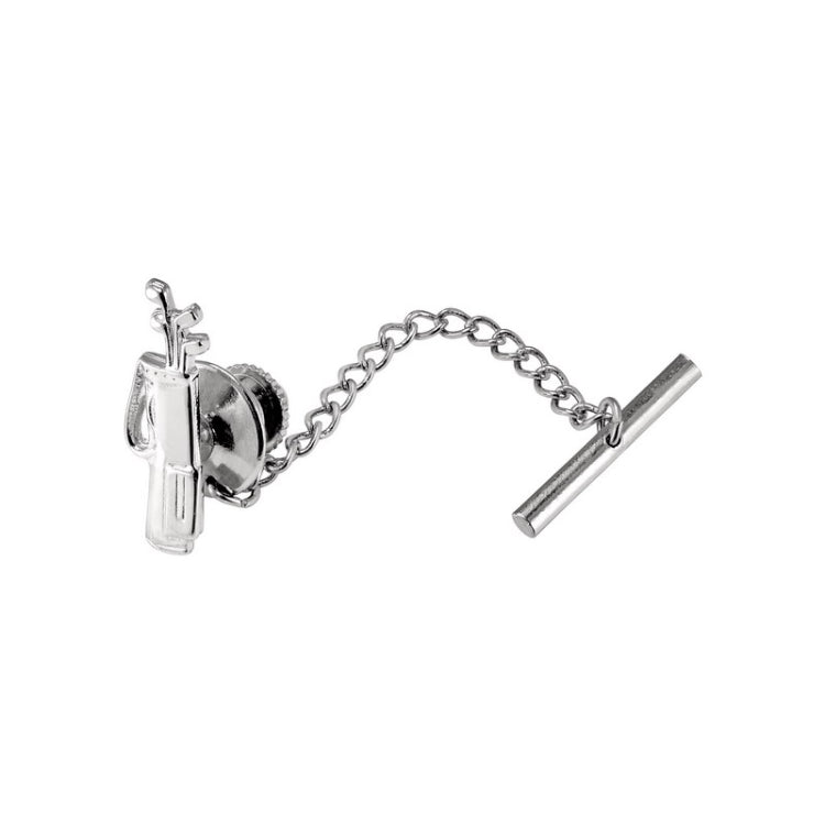 Sterling Silver Golf Bag Tie Tack