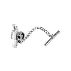 Sterling Silver Golf Bag Tie Tack