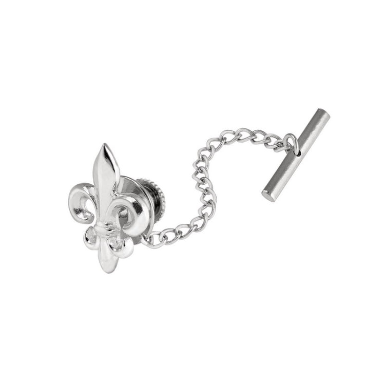 Sterling Silver Fleur De Lis Tie Tack