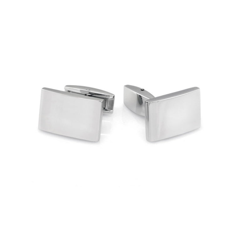 Stainless Steel Plain Polished Cufflinks