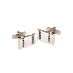 Stainless Steel Cuff Links with Cable